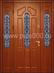 Входная парадная дверь из МДФ с кованными элементами ПР-19, цена 85 500 руб. Входная парадная дверь из МДФ с кованными элементами ПР-19, цена 85 500 руб.